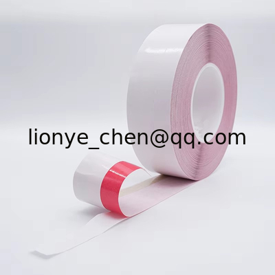 Paper Industry Single Side Adhensive Tape, Pink Water Soluble Splicing Tape for Coating, Printing, Film