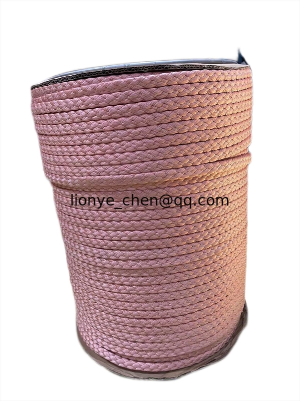 Red , Blue , Yellow Dupont Fiber Paper Carrier Rope with Core for Paper Machine