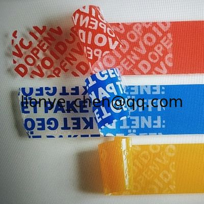 Transfer Tamper Resistant Void Evident Security Tape
