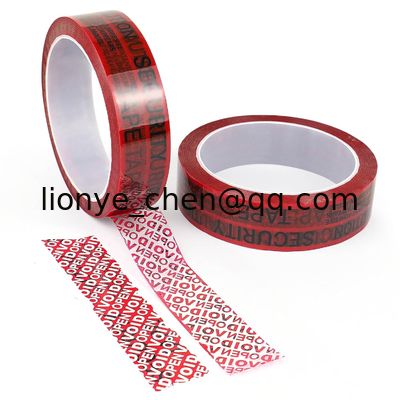For Evidence Box, Envelope, Shipment Transfer Tamper Resistant Void Evident Security Tape